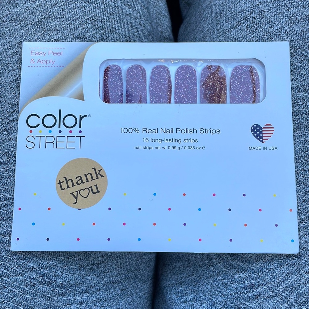 Color Street Retired “Black Cherry BonBon” Nail Set